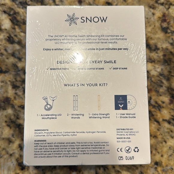 Snow the original teeth whitening Kit new in sealed box - Picture 3 of 4